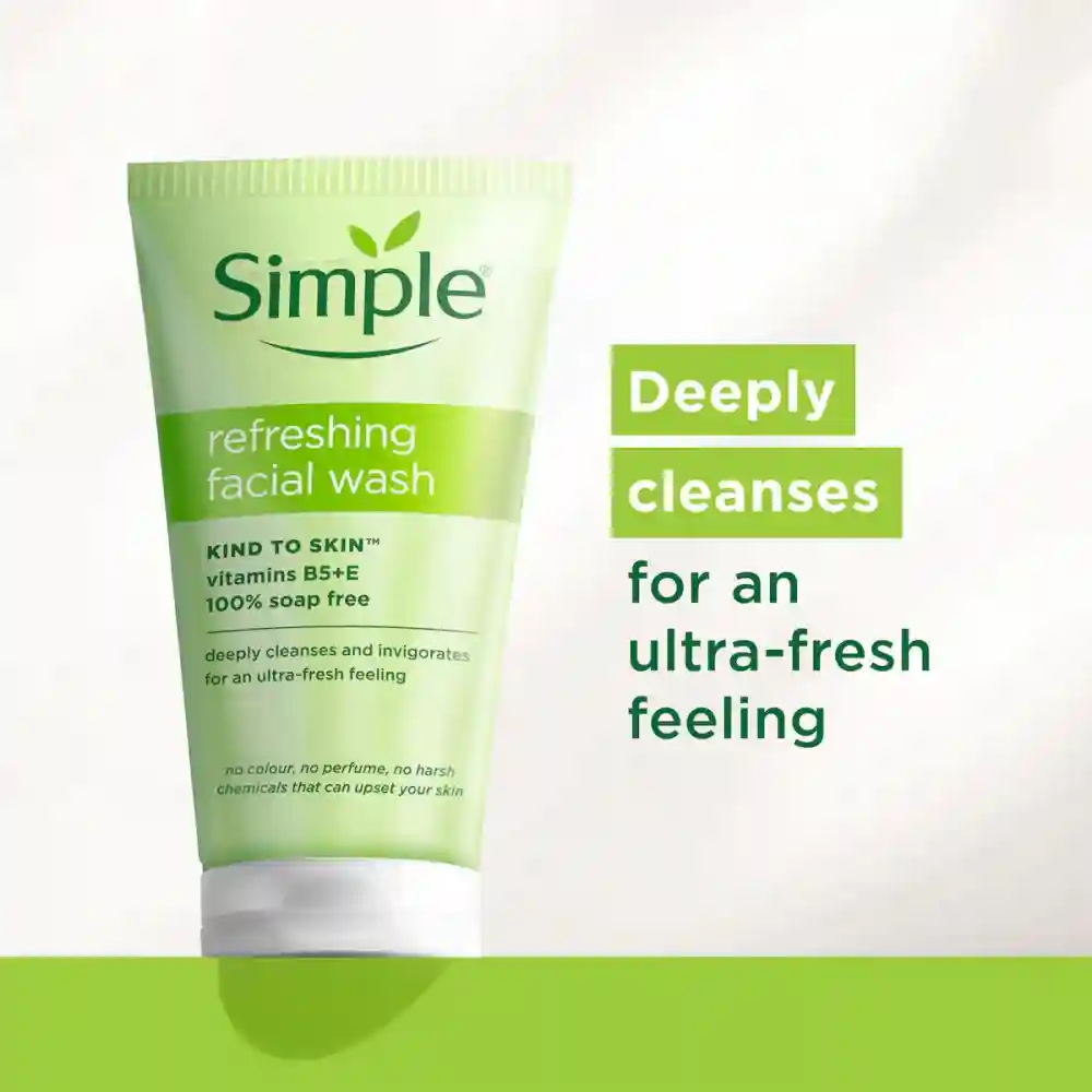 Simple Refreshing Gel Facial Wash (150ml)